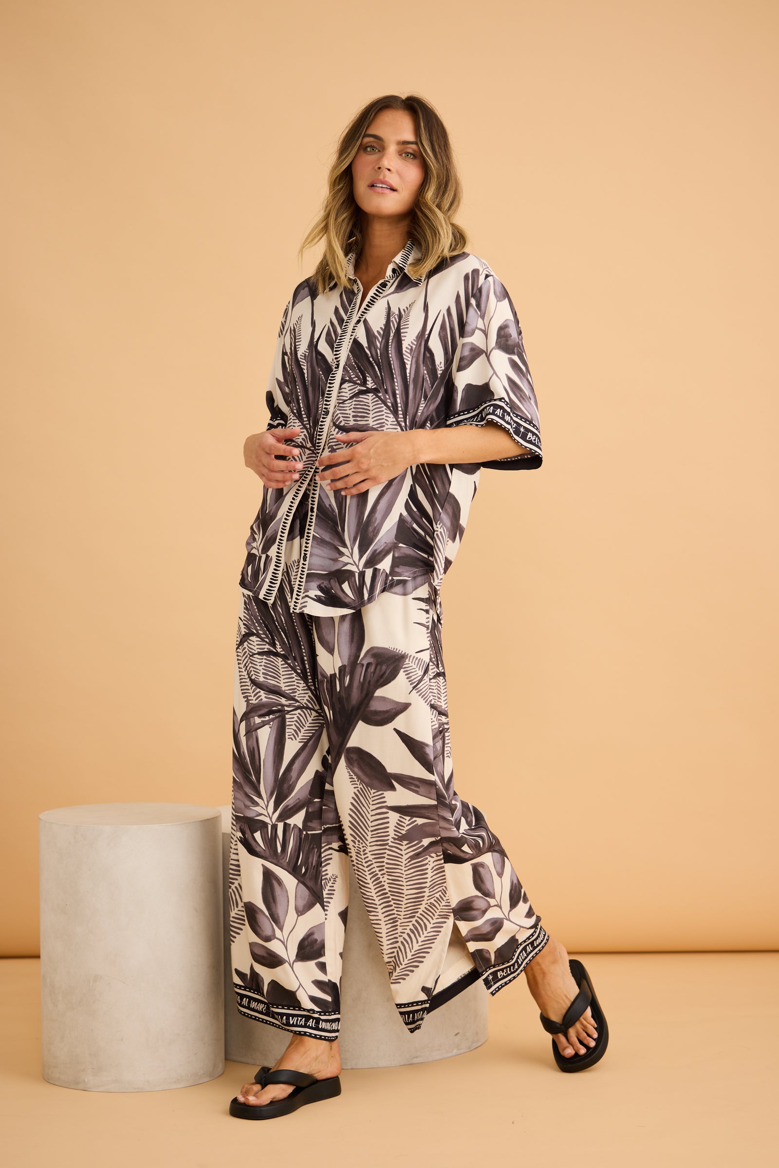 FlyAway Pant - Sunset Palms