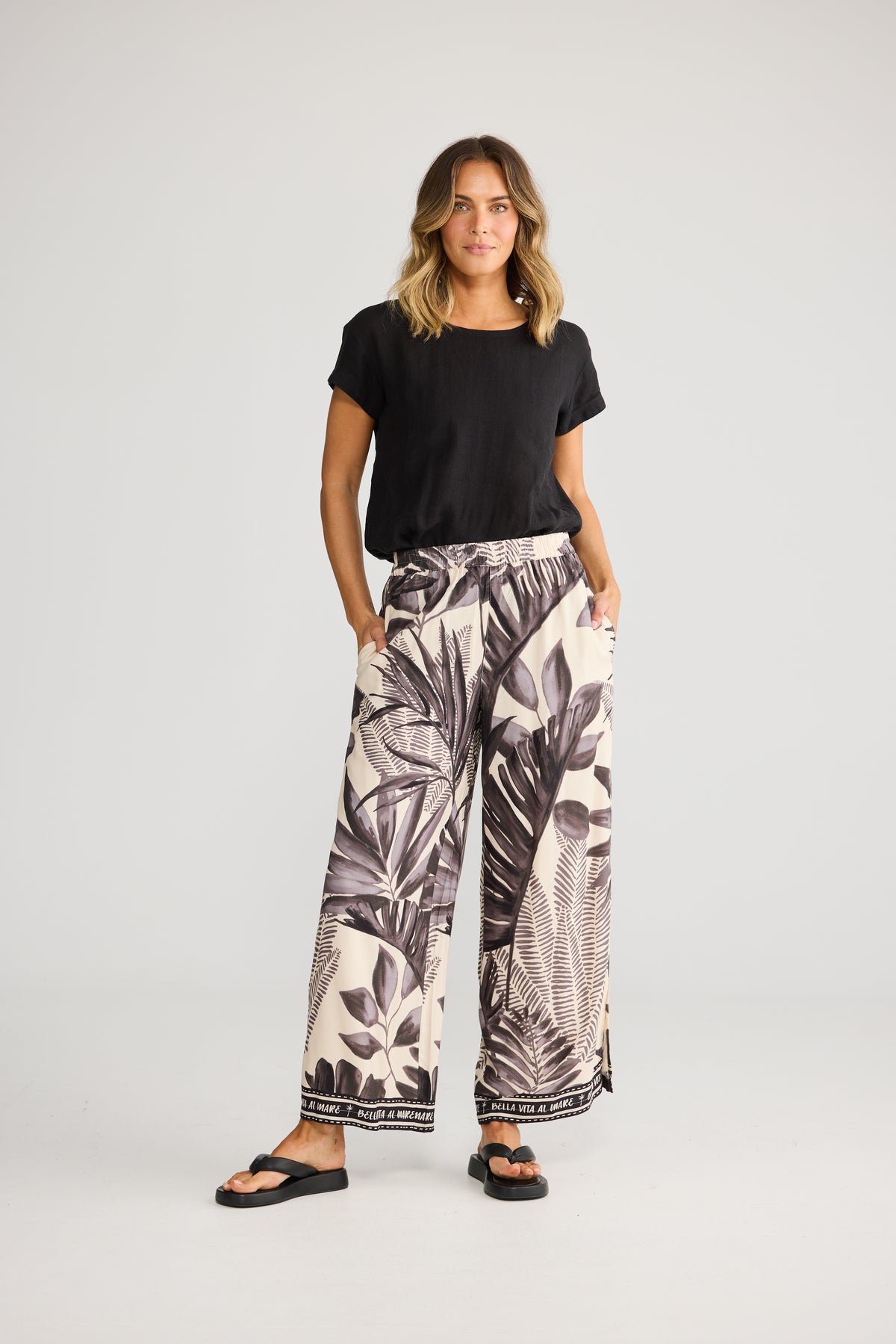 FlyAway Pant - Sunset Palms