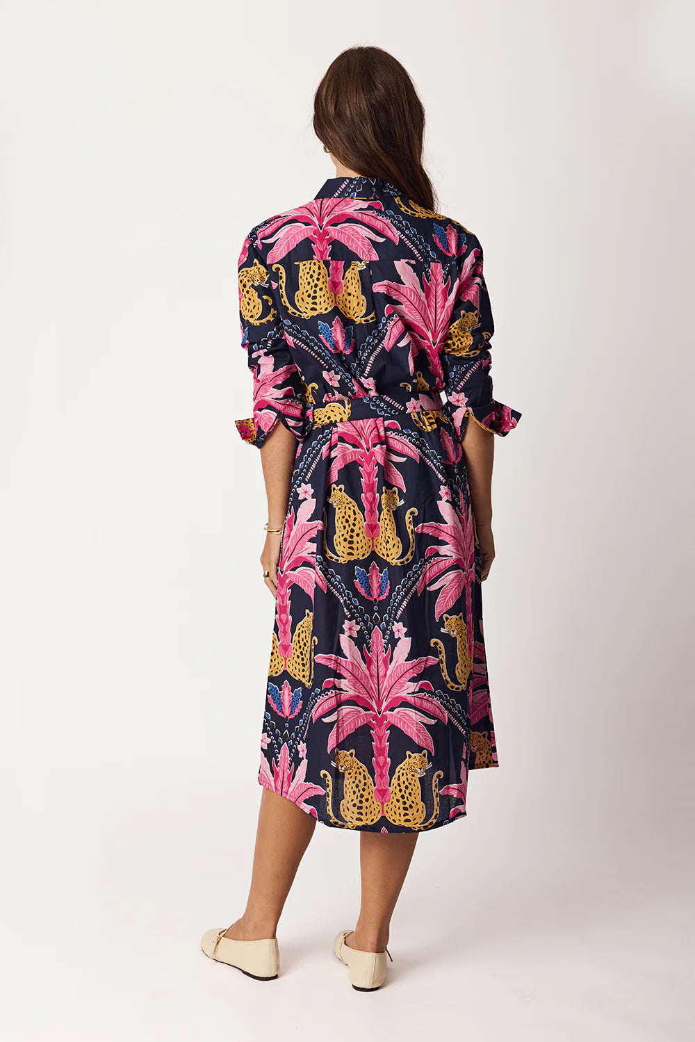 Wild Cat Shirtmaker Dress