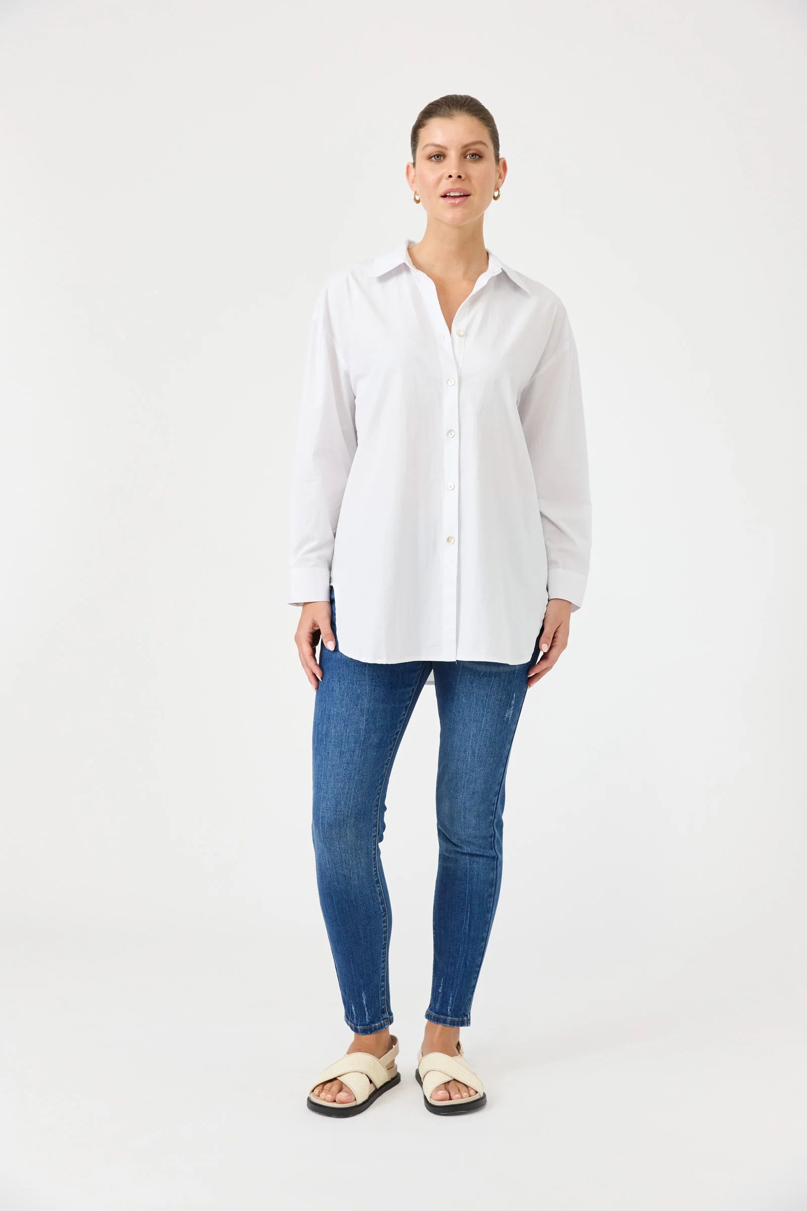 Studio Shirt White cotton EB&Ive