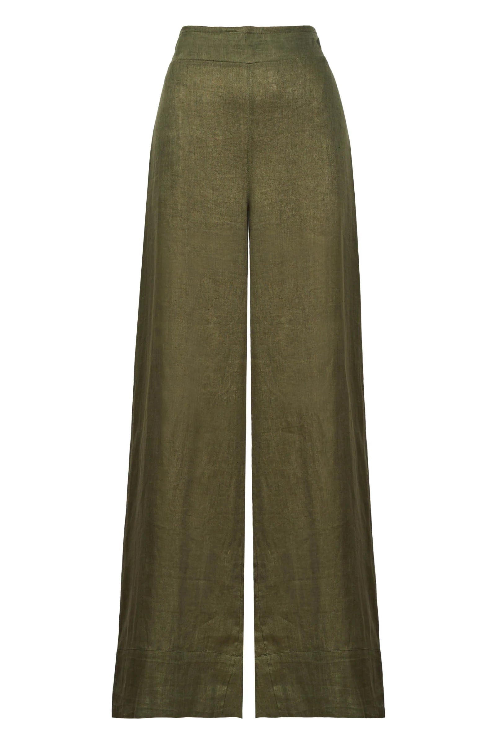 Studio Linen Pant - Khaki
