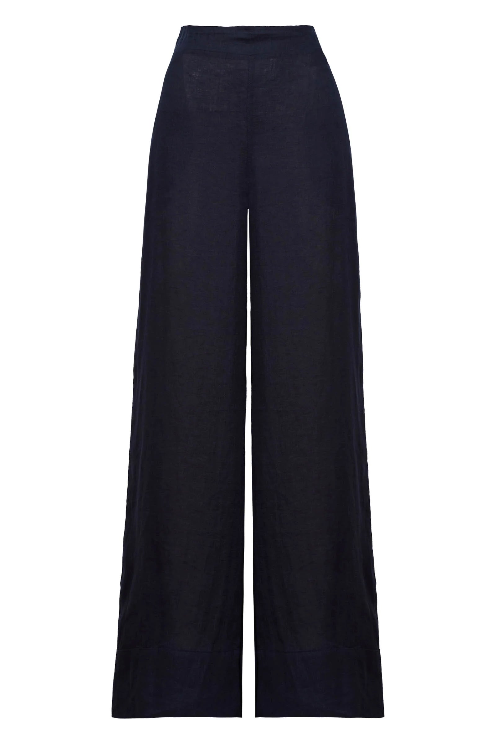 Studio Linen Pant - Navy