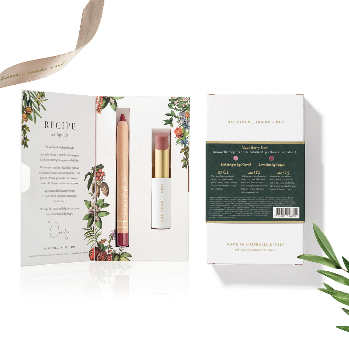 Recipe of a Lipstick - Nude Berry Duo