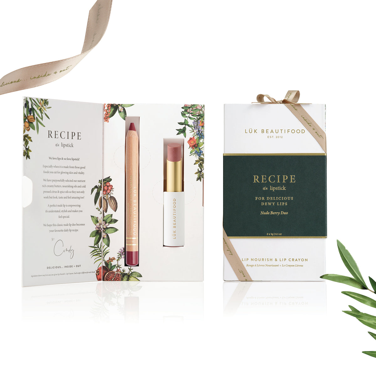 Recipe of a Lipstick - Nude Berry Duo