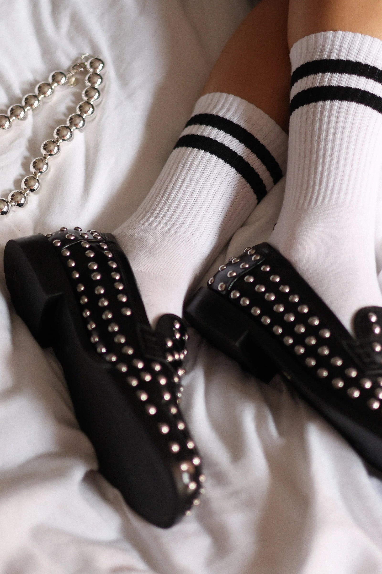 KLUE Cotton Tennis Socks | White