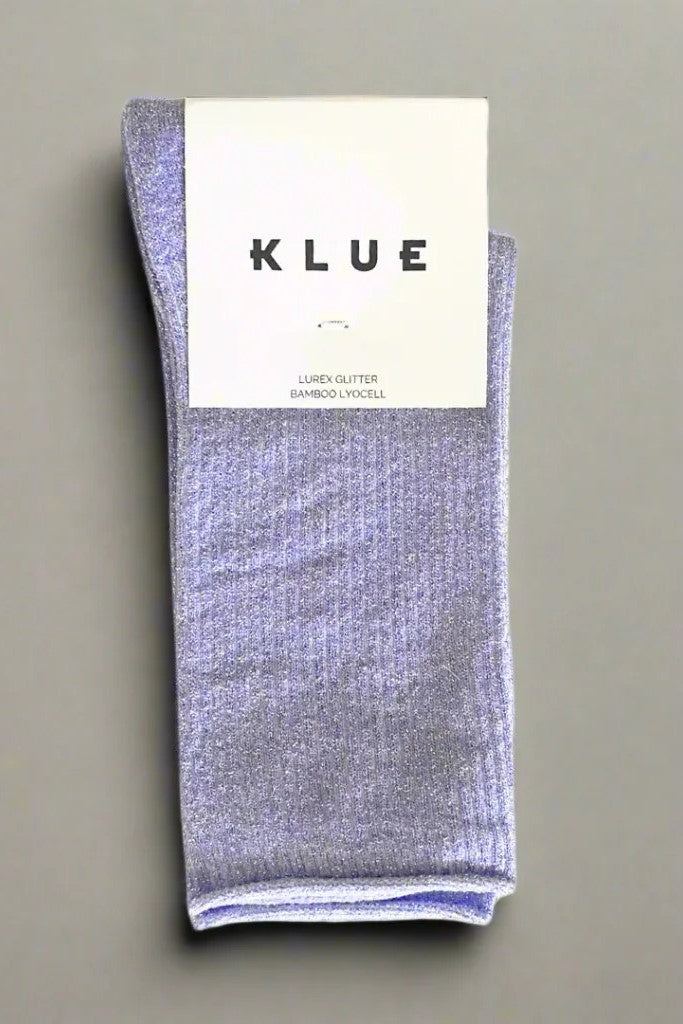 KLUE Glitter Lurex socks | Lilac