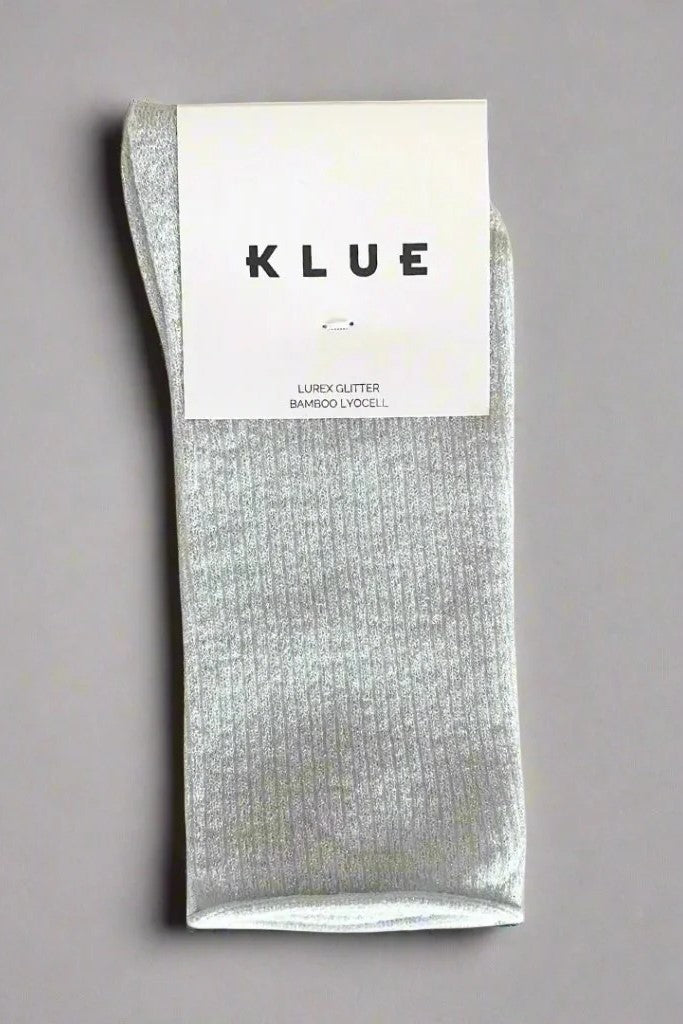 KLUE Glitter Lurex socks | White