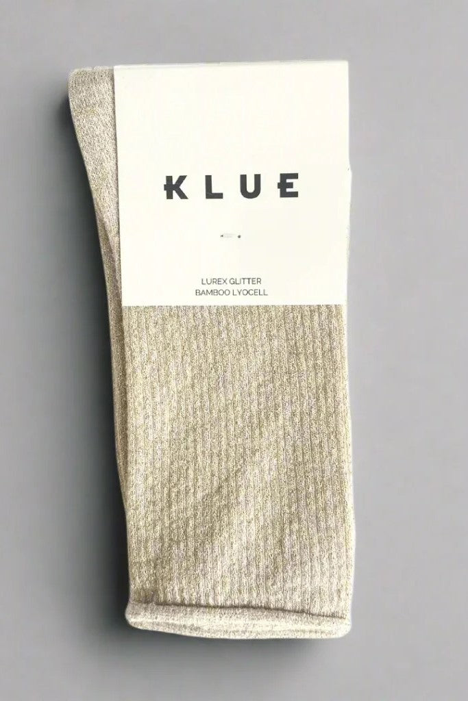 KLUE Glitter Lurex socks | Beige