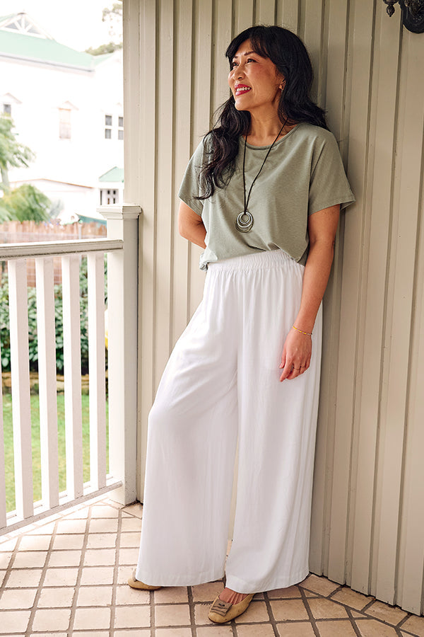 Pax Tee  - Green Tea Bamboo Linen