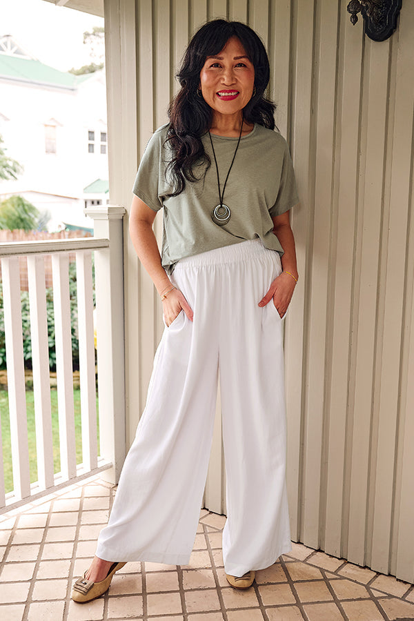 Pax Tee  - Green Tea Bamboo Linen