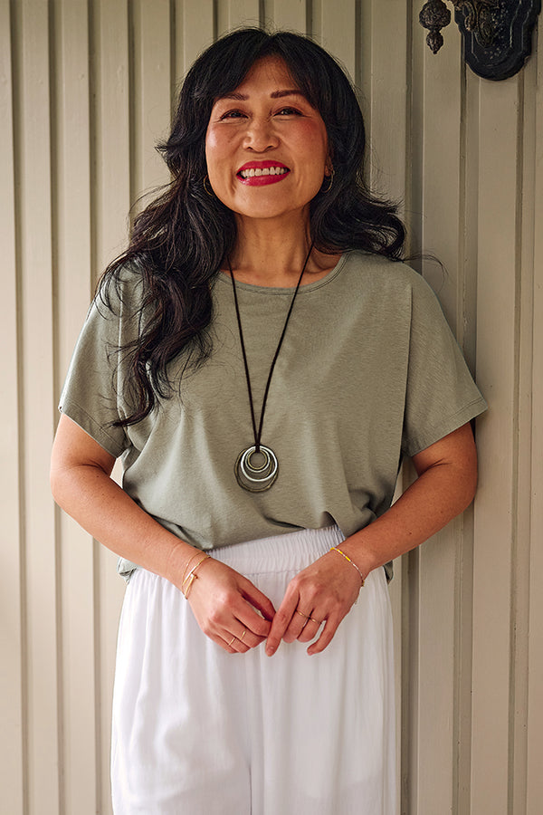 Pax Tee  - Green Tea Bamboo Linen
