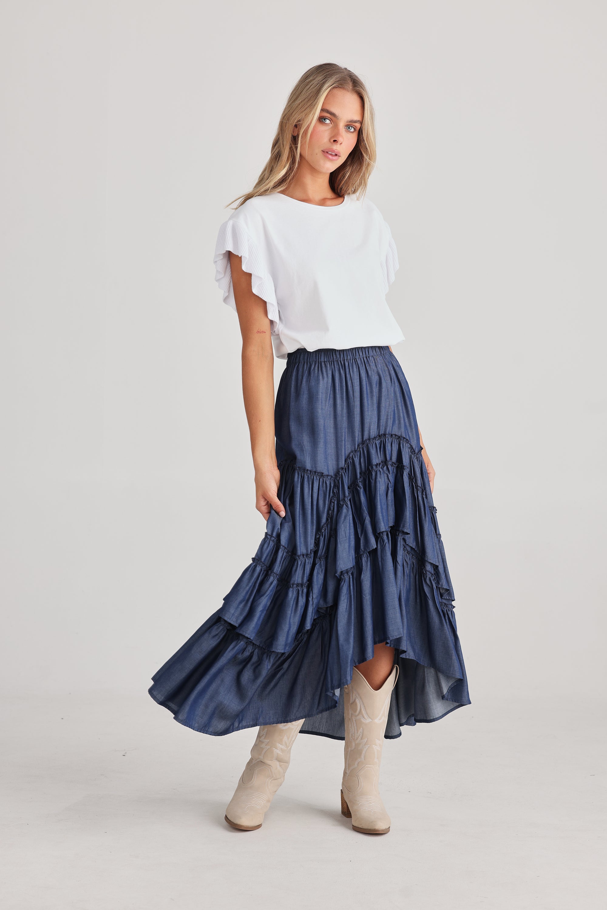 Sassy Skirt - Denim