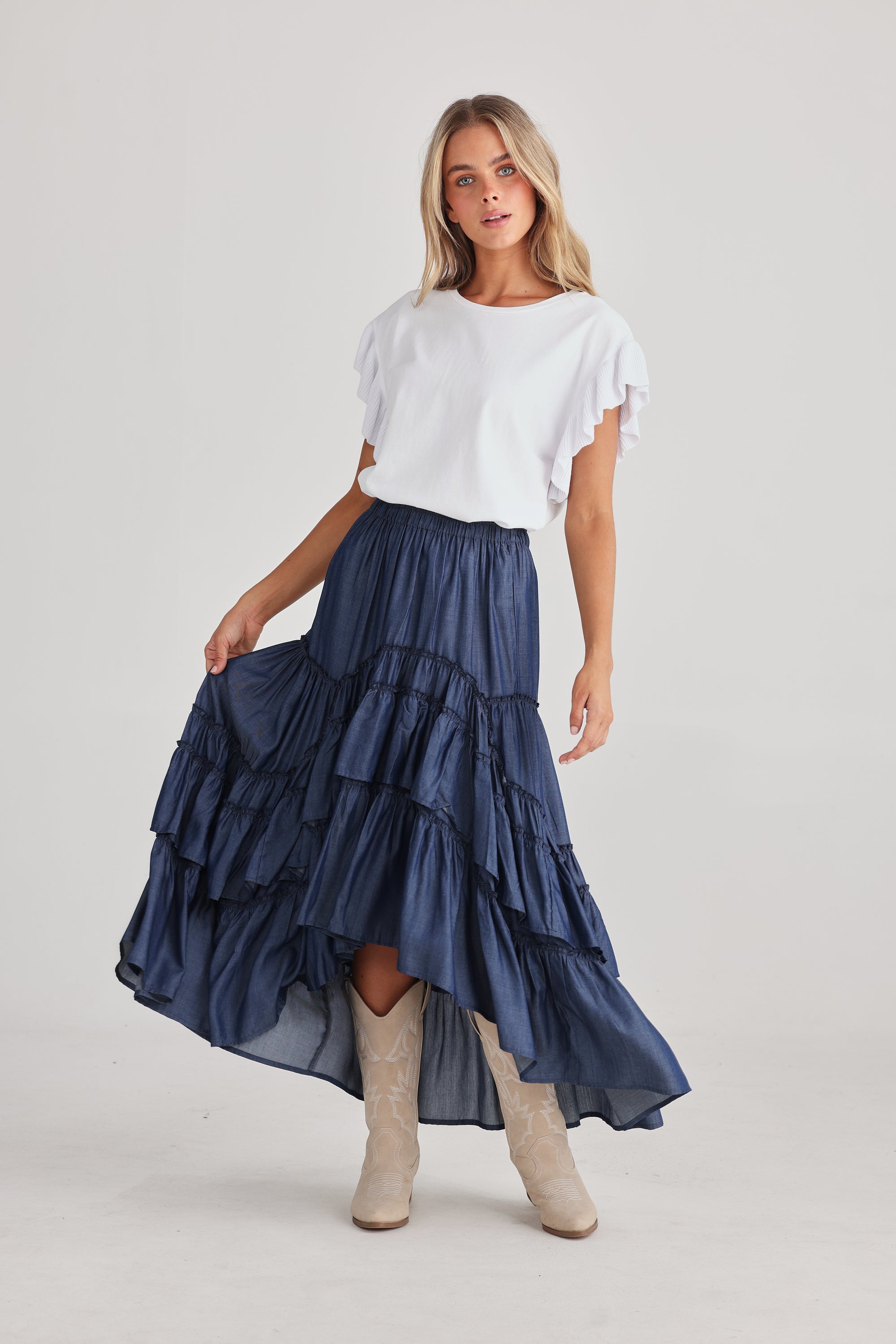 Sassy Skirt - Denim