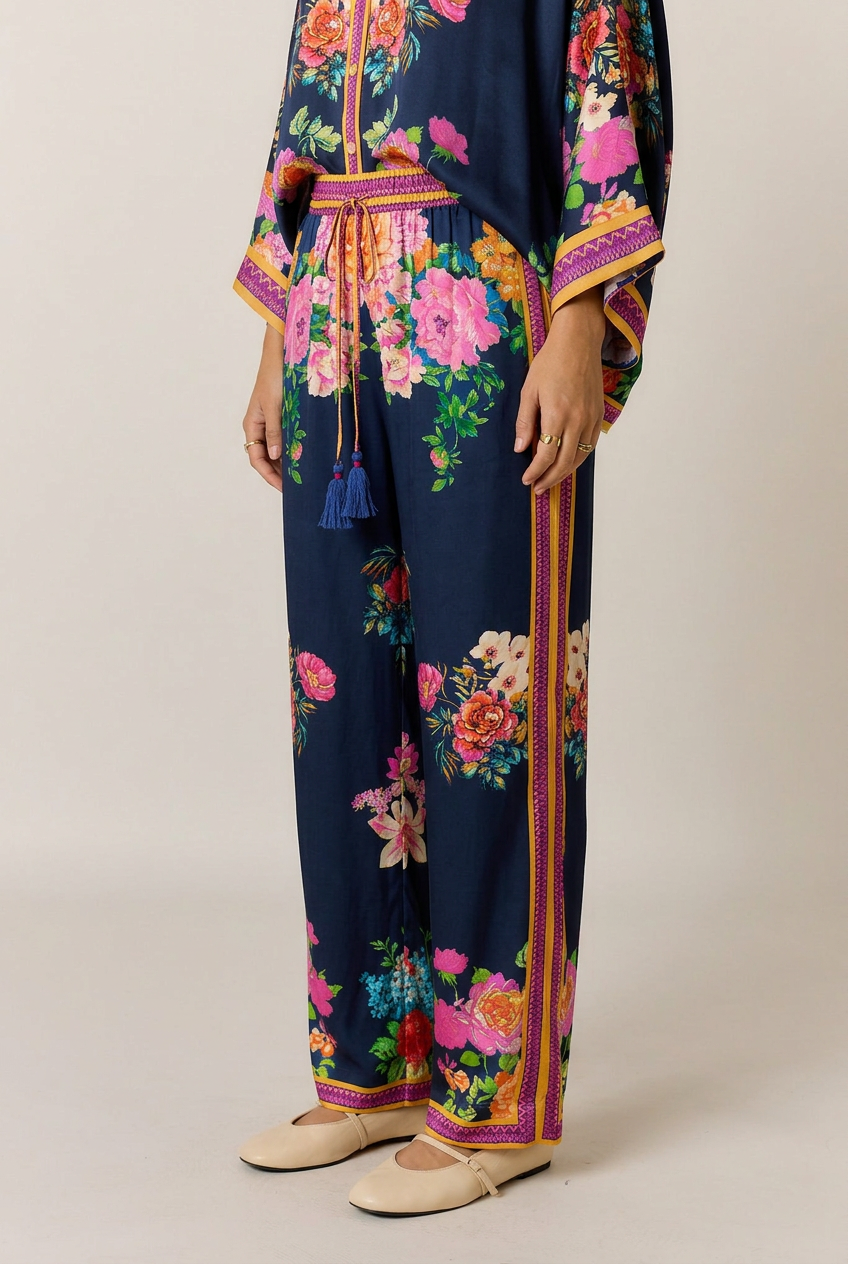Liberte Pant - Dark Navy Floral