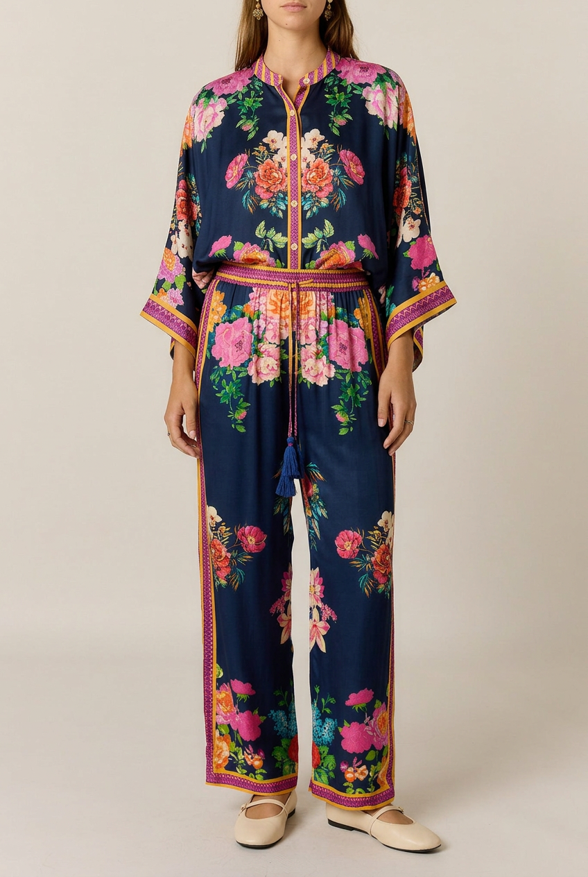 Liberte Pant - Dark Navy Floral