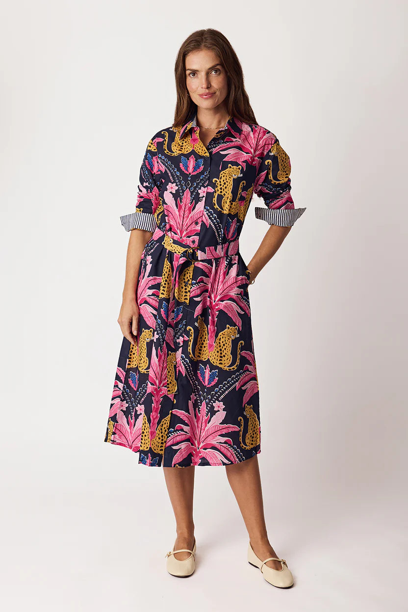 Wild Cat Shirtmaker Dress