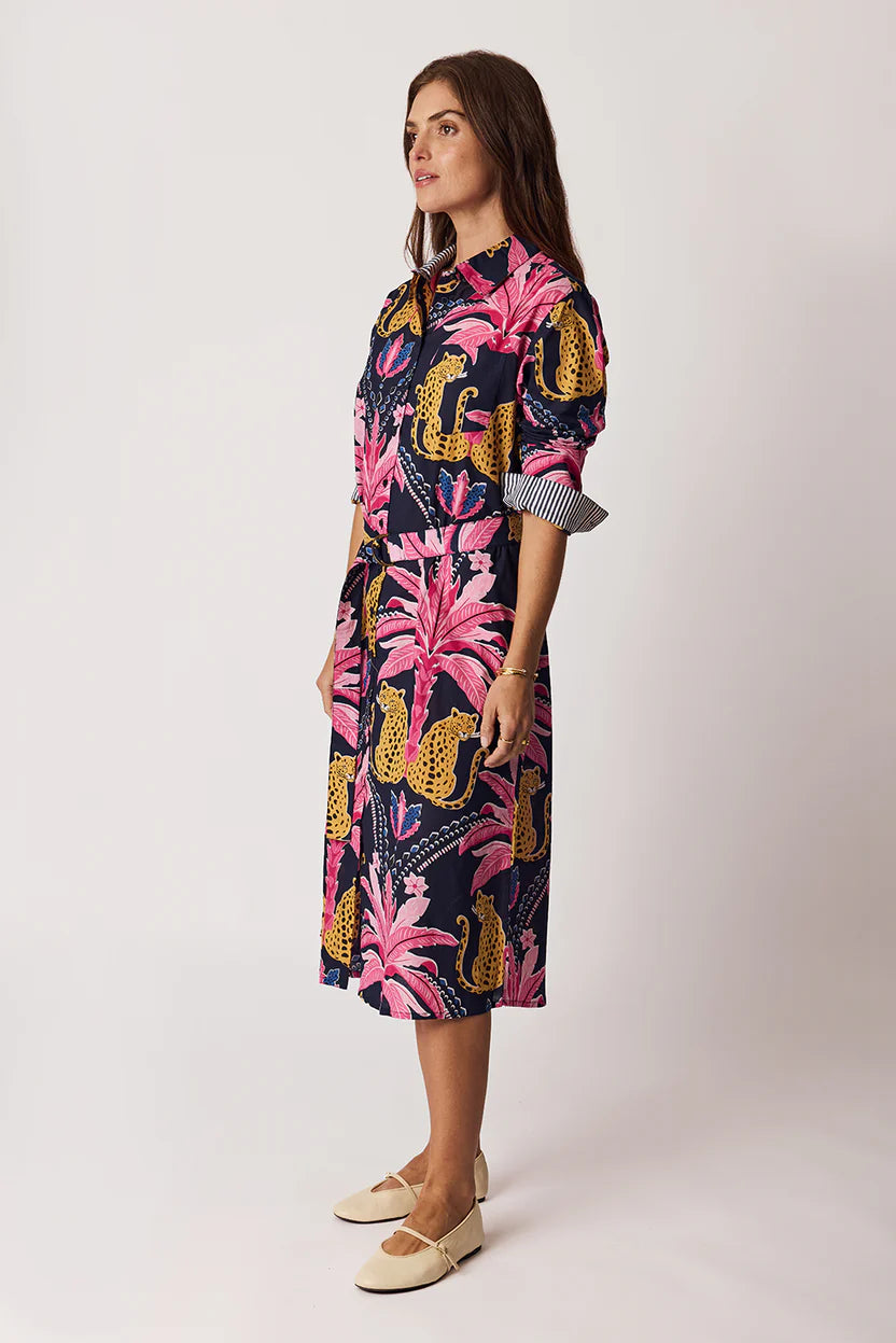 Wild Cat Shirtmaker Dress