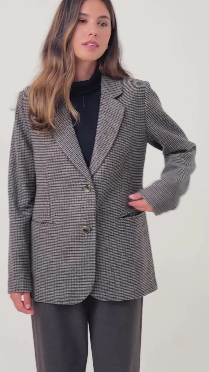 Cassidy Blazer - Charcoal