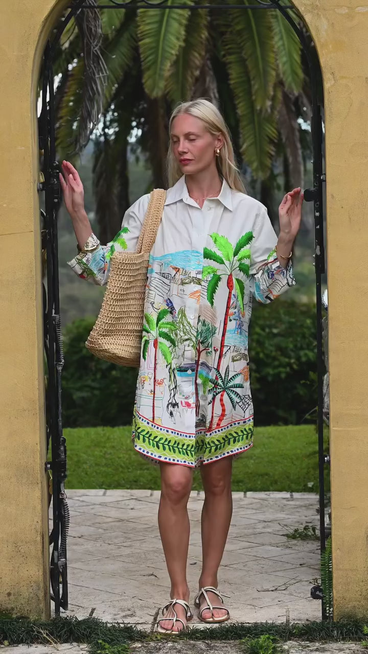 Cest La Vie Shirtmaker Tunic/Dress - White