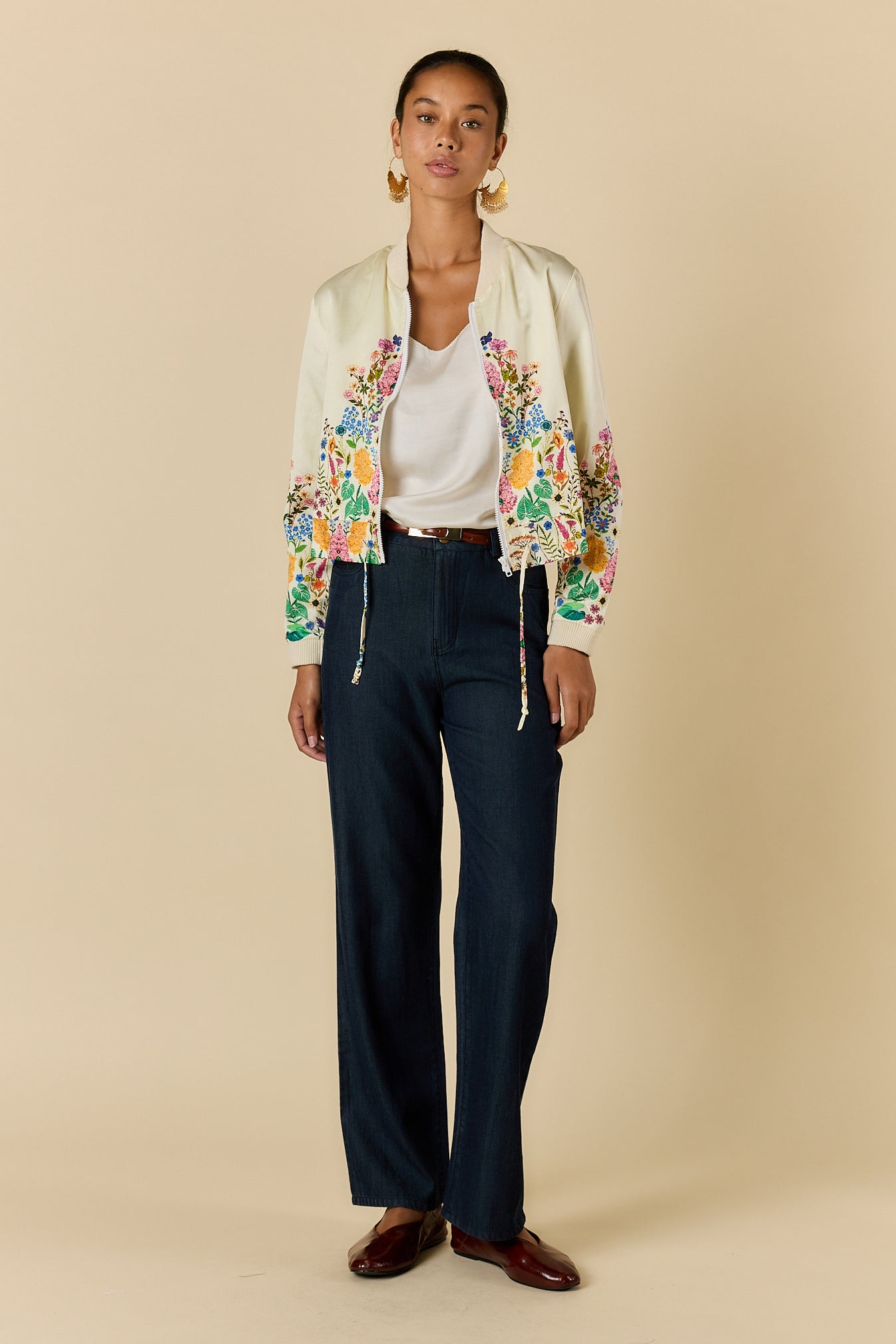 Delicia Bomber Jacket - Cream