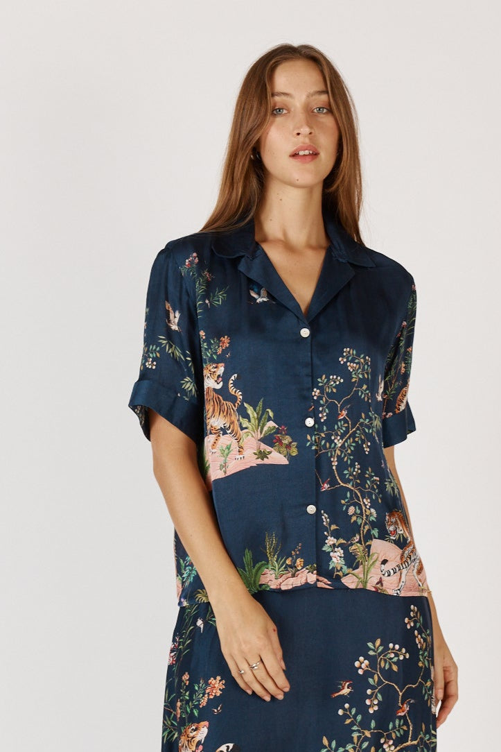 Machali Shirt - Navy