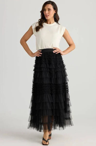 Soprano Skirt - Black Tulle