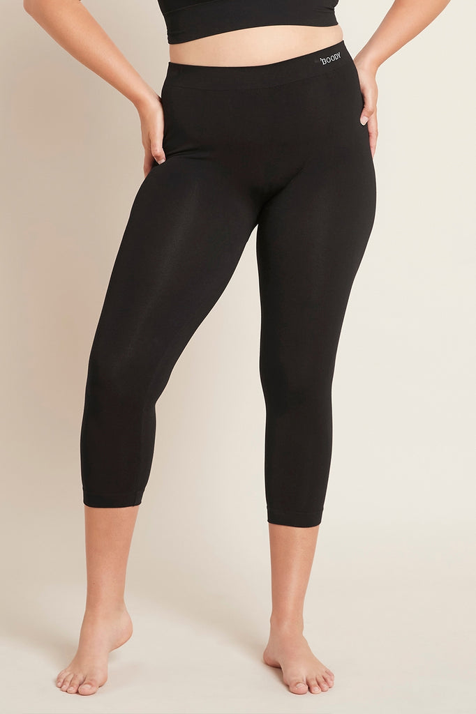 Boody Bamboo Basics, 3/4 Legging Black