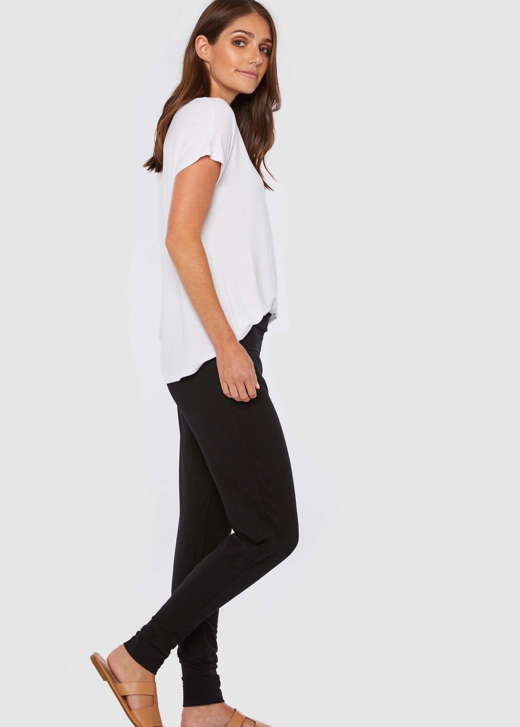 Bamboo Slouch Pant  - Black-Jeans / Pants-Bamboo Body-fox-and-scout.myshopify.com
