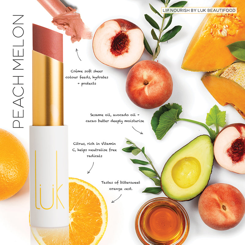 Peach Melon Lip Nourish - 100% Natural-Body-Lip Nourish-fox-and-scout.myshopify.com