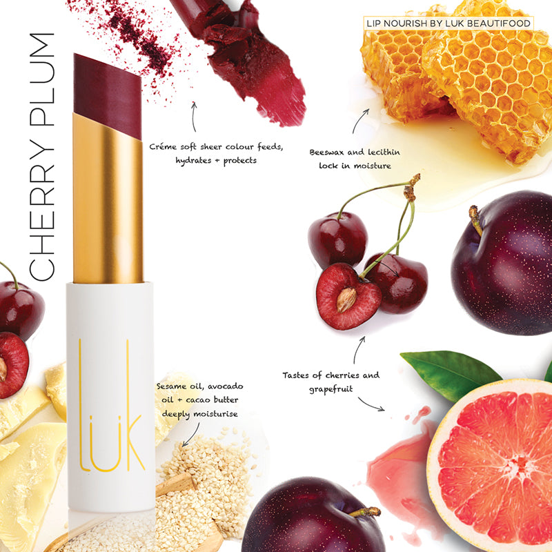 Cherry Plum Lip Nourish - 100% Natural-Body-Lip Nourish-fox-and-scout.myshopify.com