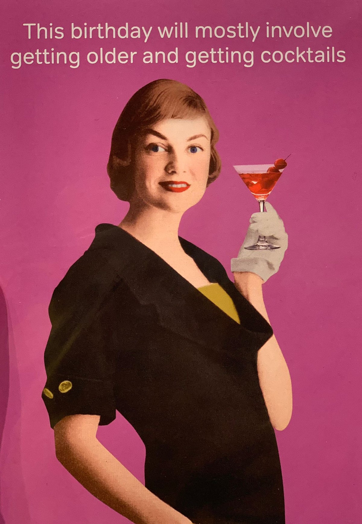 Getting Older and Getting Cocktail - Blank-Cards-Cath Tate Cards-fox-and-scout.myshopify.com