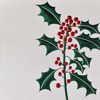 Christmas Holly - Blank-Cards-Soochichacha-fox-and-scout.myshopify.com