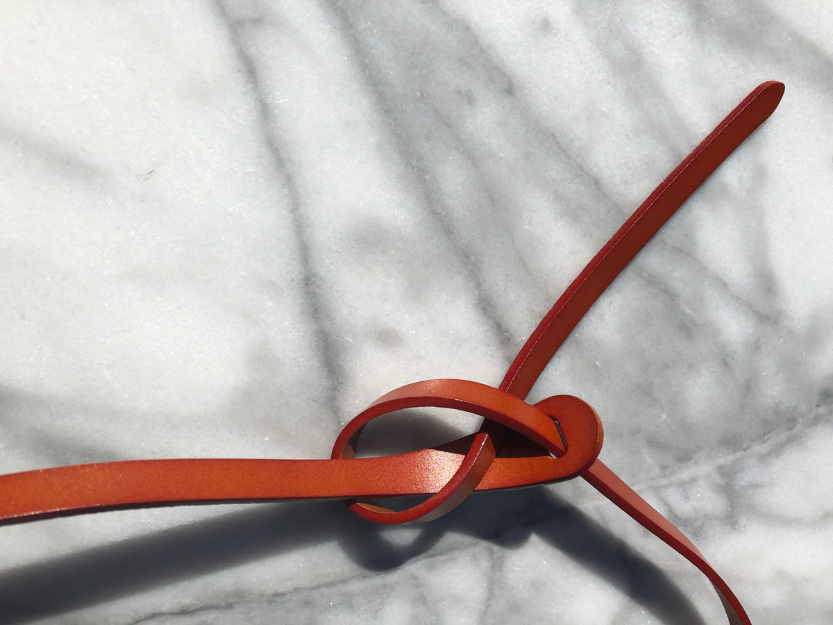 Thin Loop Belt - Tan