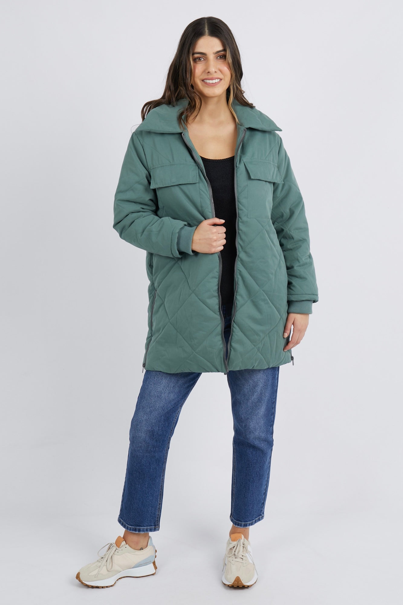 SALE - Whitley Puffer Jacket - Forest Green